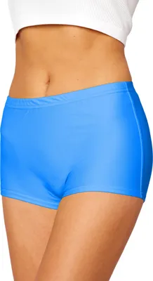 Produktbild von Merry Style Damen Badeshorts Bikinihose Bademode Badehose Bikini Unterteil Schwimmshorts L23L1 (Blau (60009), 44)