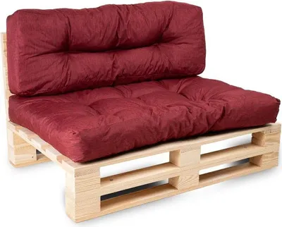 Immagine prodotto di Cuscini per pallet in poliestere BANANAIR 120x80x15 cm rosso