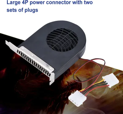 Imagen del producto de Ventilador de refrigeración para disipador de CPU con ranura PCI, sistema mini, nuevo, para ordenador
