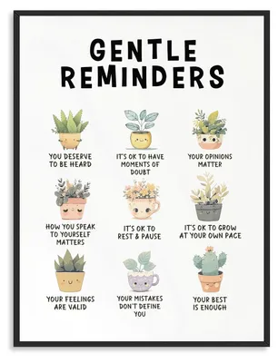 Poster Positive Affirmationen 30×40 cm ungereahmt