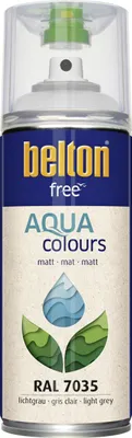Produktbild von belton free Lackspray AQUAcolours 400 ml lichtgrau matt