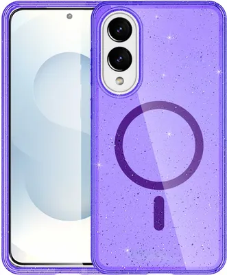 Produktbild von imoshion Sparkle Back Cover mit MagSafe Samsung Galaxy S25 Edge - Violett