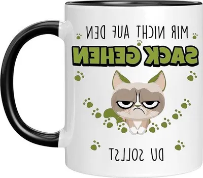 Zdjęcie produktu dla Kubek biurowy z napisem „Nie wkurzaj mnie”