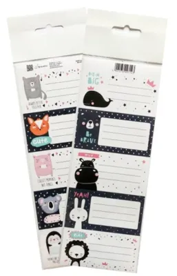 Obrázok produktu pre Nálepky do zošita No Name Animals