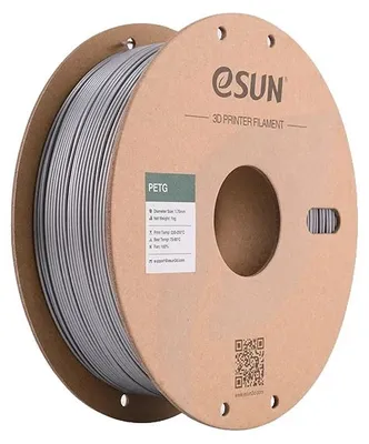 Obrázek produktu pro Filament pro 3D tiskárny, materiál PETG, vynikající pevnost, masivní stříbro