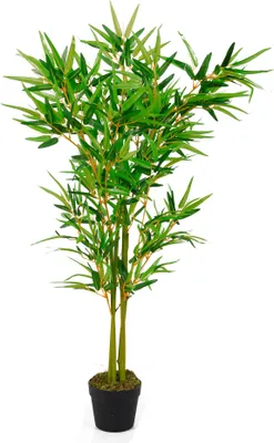 Produktbild von LEX künstliche Pflanze Bambus 552 Blätter ca. 115 cm