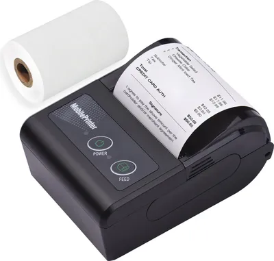 Obrázok produktu pre Prenosná 58 mm 2 palce Bezdrôtová BT termálna tlačiareň účteniek Mini mobilná POS tlačiareň Podpora ESC/POS príkazov na tlač kompatibilná s Android IOS Windows pre reštaurácie Supermarket Maloobchod Malé