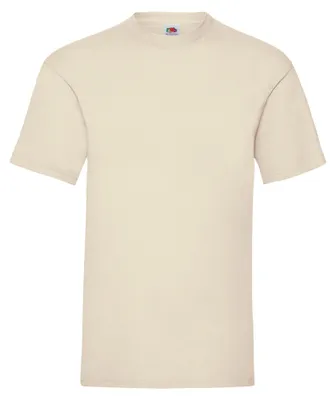Immagine prodotto di T-shirt Fruit Of The Loom Valueweight Adulto Naturale 60n