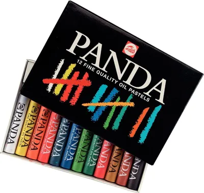 Produktbild von Talens Panda Oliepastels, 12st.