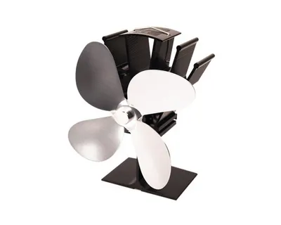 Obrázek produktu pro Krbový ventilátor HS Flamingo 4-lopatkový stříbrný