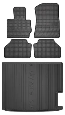 Obrázok produktu pre Gumové autokoberce SolidPRO + vaňa kufra DryZone pre: BMW X4 F26 2014-2018 SUV 5 ks