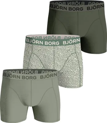 Produktbild von Bjorn Borg Baumwolle Stretch boxers, heren boxers normale lengte (3-pack), multicolor