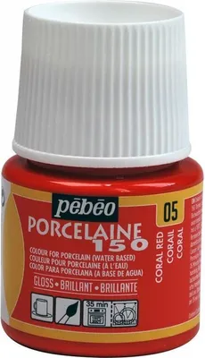 Image de Pébéo Porcelaine 150, 45 ml, 05 rouge corail