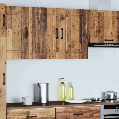 Immagine prodotto di vidaXL Parete attrezzata per cucina Kalmar in legno di recupero, materiale a base di legno