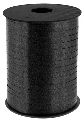 Produktbild von Geschenkband / Ballonband / Polyband / Kräuselband 458 m - schwarz