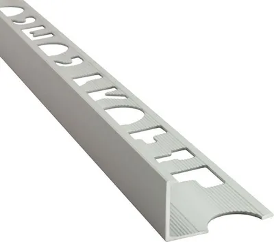 Produktbild von Alu L-Profil Fliesenschiene Fliesenprofil Schiene L270cm 8mm silber matt