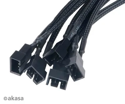 Obrázok produktu pre Akasa FLEXA FP5, 0,45 m, Molex (4-pin), Samec, Čierna