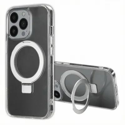 Imagen del producto de Funda con anillo y soporte con MagSafe para Apple iPhone 13 Pro - Transparente
