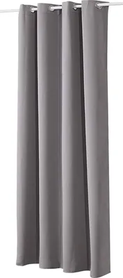Produktbild von WOLTU Vorhang, Blickdicht, mit Ösen, 250g/m², Grau 135x225 cm (1 Stück)