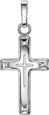 Produktbild von Kreuz in Kreuz-Anhänger Silberkreuz Jesus Christus für Damen 925 Silber