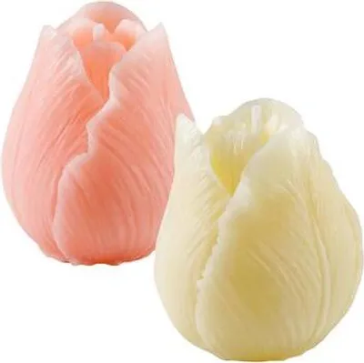 Image de Lot de 2 bougies parfumées « Fleur de tulipe »