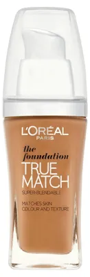Image de Fond de teint liquide L'Oréal Paris True Match, teinte C7 Ambre Rose, protection SPF 17, 30 ml