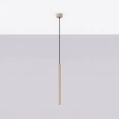 Immagine prodotto di Lampada a sospensione ARCHE 1 taupe 1xG9 8W acciaio 120x8x8cm Sollux Lighting