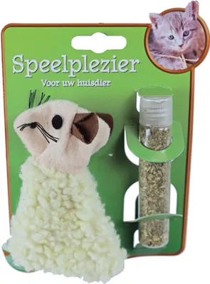 Produktbild von Katzenspielzeug Schaf Katzenminze befüllbar 12 cm