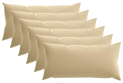 Produktbild von vidaXL Kissenbezug 6 pcs HEERLEN Beige 40 x 70 cm Polyester