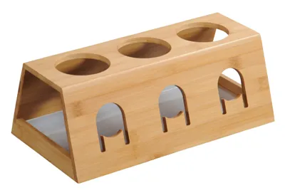 Obrázek produktu pro KESPER Stojan Na Láhve S Odkápací Miskou 32 X 175 X 12 cm Bambus 58650