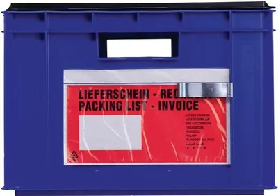 Produktbild von LA KA PE Etikettenklammern verzinkt für Transportstapelkasten 25St. / Karton - ETIKETT-ENKLAMM-ER