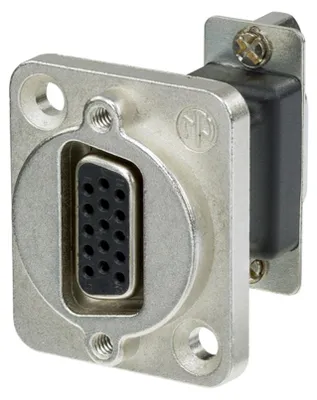 Produktbild von Neutrik D-SUB Adapter D-SUB-Buchse 15pol. - D-SUB-Buchse 15pol. NADB15FF 1 St. (NADB15FF)