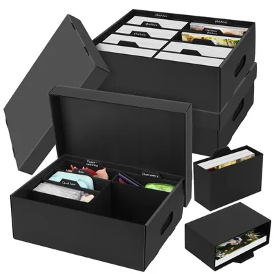 Obrázek produktu pro Omgoods – Sada 3 úložných krabic na fotografie o rozměru 13 x 18 cm