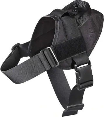 Produktbild von Pevný nylonový postroj - černý, velikost L 90cm, do 45kg