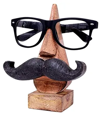 Produktbild von Dekorativer Brillenhalter aus Holz für Brillen, Heimdekoration, Präsentationsständer, Büro, Schreibtischdekoration