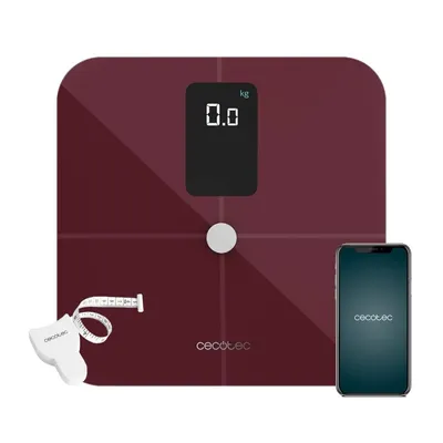 Immagine prodotto di Cecotec Badezimmerwaage con App Surface Precision 10400 Smart Healthy Vision Granato