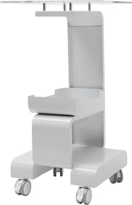 Zdjęcie produktu dla Biały wózek roboczy Wózek kosmetyczny Wózek kosmetyczny z uniwersalnymi kółkami Wózek salonowy