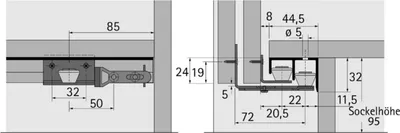 Zdjęcie produktu dla Profil prowadzący, 71117, 3000 mm, srebrny