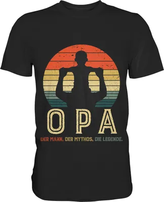 Produktbild von Opa und Enkel Liebe Herren Premium T-Shirt – Black / L