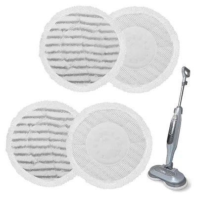 Produktbild von 4 Ersatz-Dampfmopp-Pads für Shark S6002UK Steam&Scrub Automatic Steam Mop