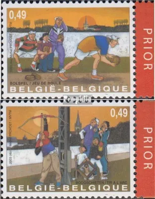 Produktbild von Briefmarken Belgien 2003 Mi 3206-3207 (kompl.Ausg.) postfrisch Sport