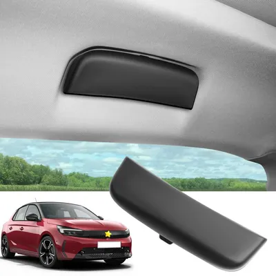 Immagine prodotto di Custodia per occhiali da auto, colore nero, realizzata in materiale ABS, compatibile con Opel Corsa F, Astra L e Grandland X