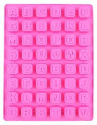 Produktbild von Rossner Silikonform Buchstaben Alphabet Eiswürfel Tortendekoration