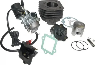 Produktbild von 50ccm Zylinder KIT VERGASER ANSAUGSTUTZEN für KEEWAY Hurricane 50 Zylinderkit