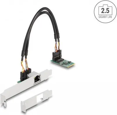 Image de DELOCK Konverter M.2 Key B+M 1 x RJ45 2,5 Gigabit LAN