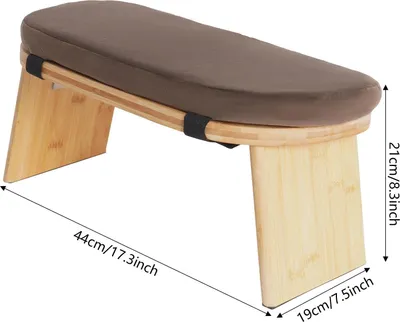 Immagine prodotto di Panca da meditazione - Panca pieghevole per le ginocchia - Ergonomica, portatile, per sedersi a terra e fare yoga a casa - JJ9WSM-000200