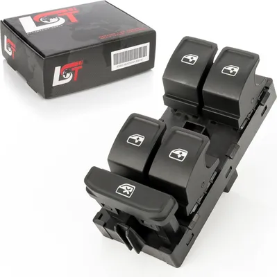 Produktbild von Fensterheber Schalter links schwarz für Audi Seat Arona Ibiza Leon VW Polo AW1
