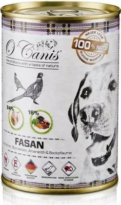 Obrázok produktu pre OCanis konzerva pre psov bažant s mrkvou 400g