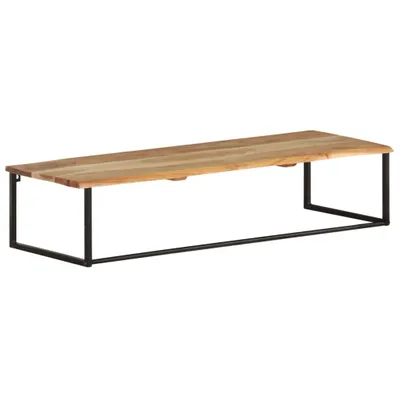 Produktbild von Garderobe mit Naturkante 100x35x22 cm Massivholz Akazie