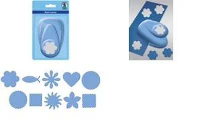 Produktbild von URSUS Motiv-Locher ''Fisch'', maxi, Farbe: hellblau 19450086